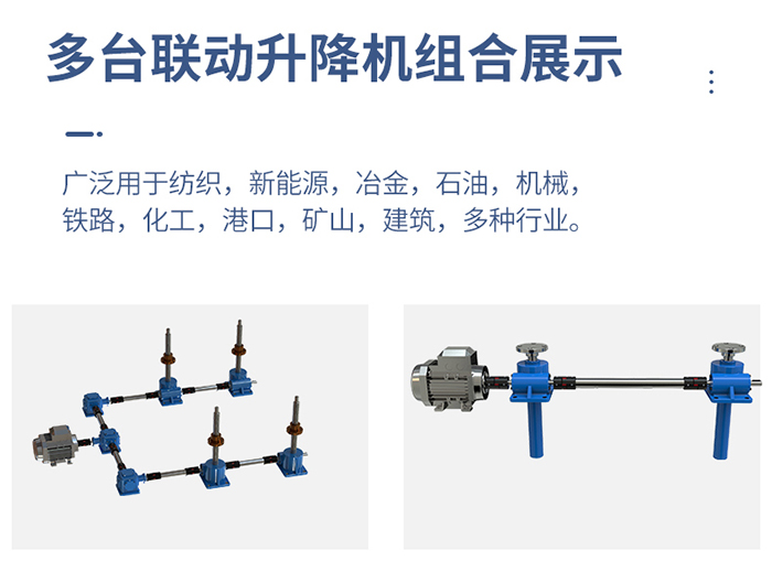 蝸輪蝸桿減速機(jī)多臺(tái)聯(lián)動(dòng)